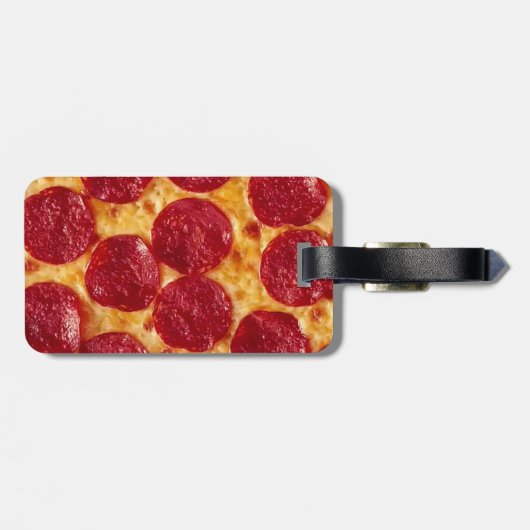 pepperonis pizza bagagelabel (Achterkant horizontaal)