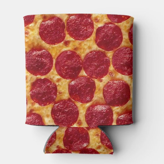 pepperonis pizza blikjeskoeler (Achterkant)