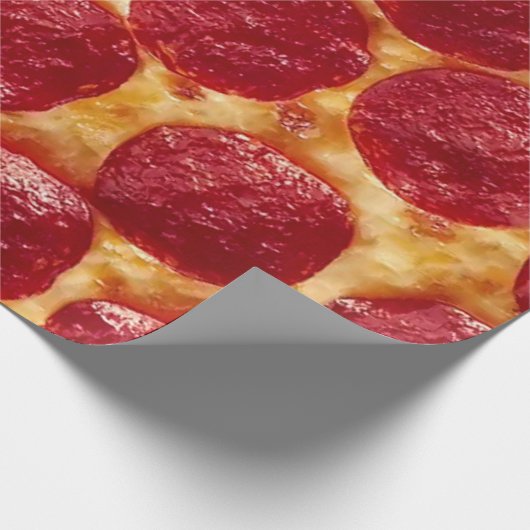 pepperonis pizza cadeaupapier (Hoek)