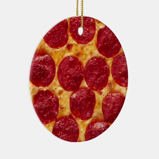 pepperonis pizza keramisch ornament (Rechts)