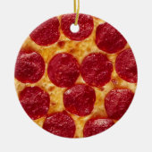 pepperonis pizza keramisch ornament (Voorkant)