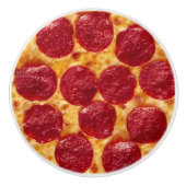pepperonis pizza keramische knop (Voorkant)