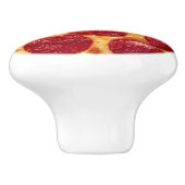 pepperonis pizza keramische knop (Zijkant)