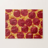 pepperonis pizza legpuzzel (Horizontaal)