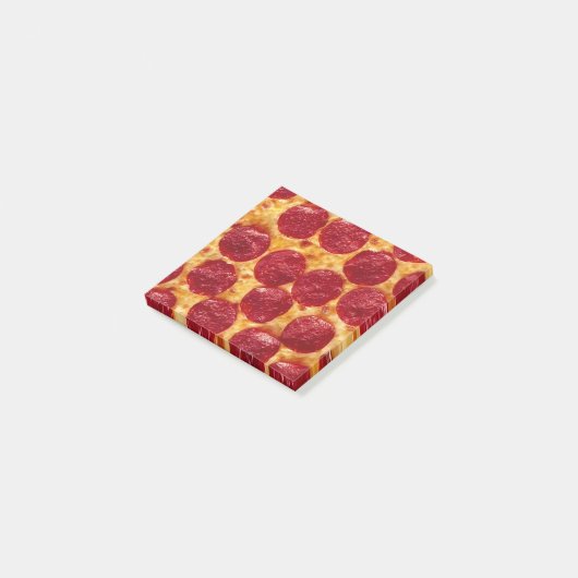 pepperonis pizza post-it® notes (Schuin)