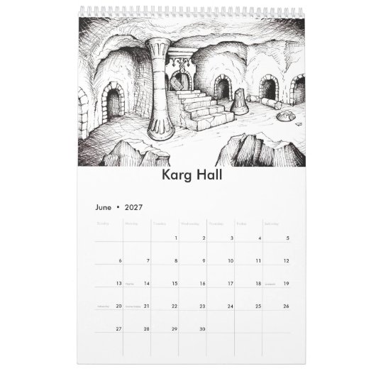 Pepper's avonturen Fantasy Art 2017 Agenda Kalender (Jun 2027)