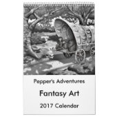 Pepper's avonturen Fantasy Art 2017 Agenda Kalender (Hoes)