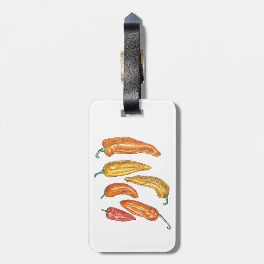 Peppers Bagagelabel (Achterkant verticaal)