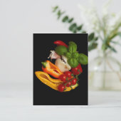Peppers Basil Tomaten Knoflook Briefkaart (Staand voorkant)