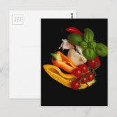 Peppers Basil Tomaten Knoflook Briefkaart (Voorkant / Achterkant)