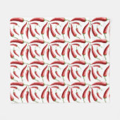 Peppers-dekens Fleece Deken (Voorkant (Horizontaal))
