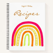 Pepper's Kitchen Boho Recipes Notebook Notitieboek (Voorkant)
