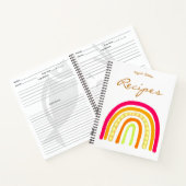 Pepper's Kitchen Boho Recipes Notebook Notitieboek (Binnen)