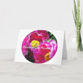 Pepper's Magenta Peony Garden Kaart (Achterkant)
