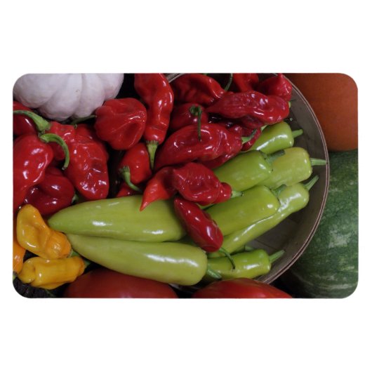 Peppers N Veggies Magnet Magneet (Horizontaal)