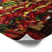 Peppers op de markt van Pike Poster (Hoek)