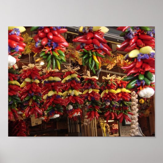 Peppers op de markt van Pike Poster (Voorkant)