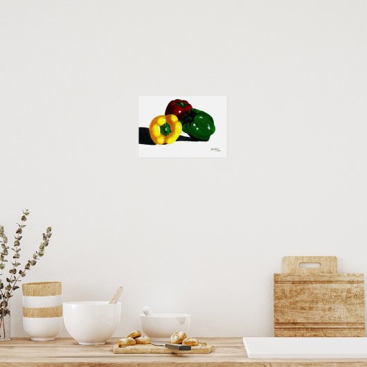 Peppers Poster (Keuken)