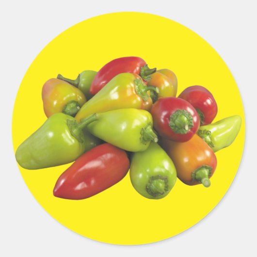 Peppers Ronde Sticker (Voorkant)