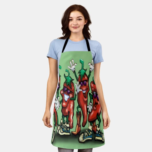 Peppers Schort (Gedragen)