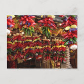 Peppers te koop op Pike Place Market Briefkaart (Voorkant)