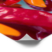 Peppers van warmtekrachtkoppeling op de markt voor poster (Hoek)