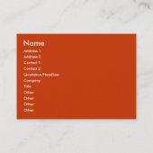 Peppers! Visitekaartje (Achterkant)