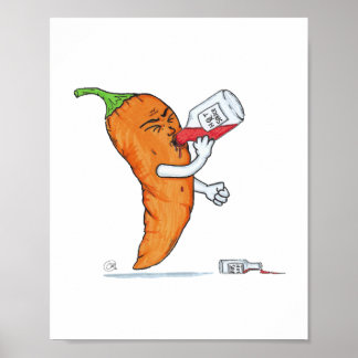 Pepperz, favoriete hete saus poster