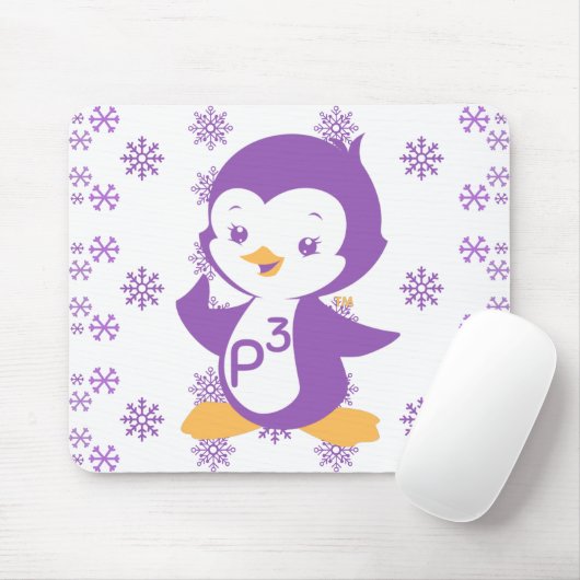 Peppy Paars Penguin Muismat (Met muis)