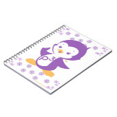 Peppy Paars Penguin Notitieboek (Linkerzijde)