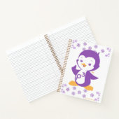 Peppy Paars Penguin Notitieboek (Binnen)