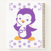 Peppy Paars Penguin Notitieboek (Achterkant)