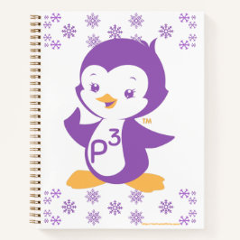 Peppy Paars Penguin Notitieboek