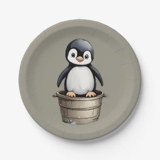 Peppy Penguin Papieren Bordje