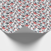 Peppy Pit Bull American Pitbull Pet Puppy Dog Cadeaupapier (Hoek)