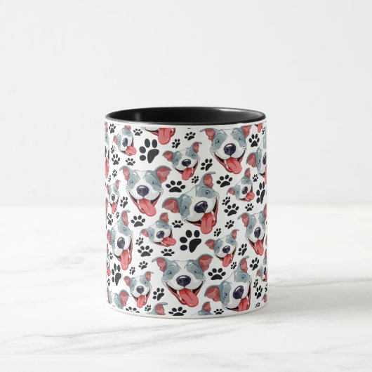 Peppy Pit Bull American Pitbull Pet Puppy Dog Mok (Midden)