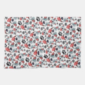 Peppy Pit Bull American Pitbull Pet Puppy Dog Theedoek (Horizontaal)