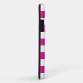 Peppy Roze Cabana Stripes Case-Mate iPhone Case (Achterkant/rechts)