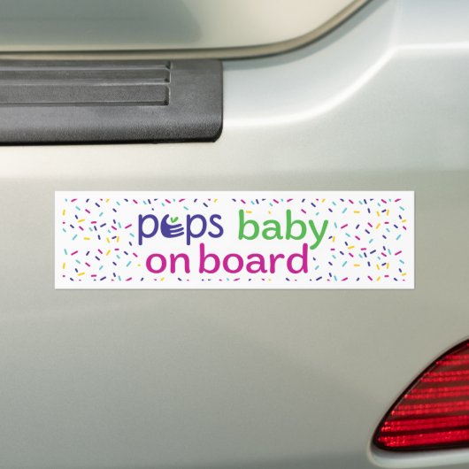 PEPS Baby on Board - Bumpersticker (Op auto)