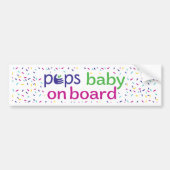 PEPS Baby on Board - Bumpersticker (Voorkant)