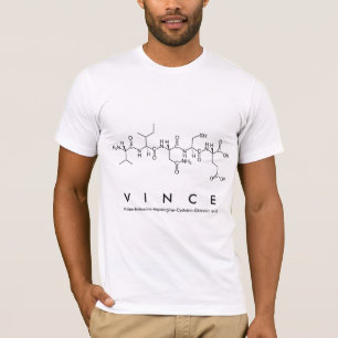 Peptide van Vince naamshirt T-shirt