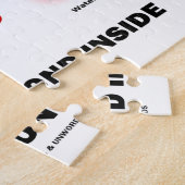 Peptidebond in chemische moleculen legpuzzel (Zijkant)