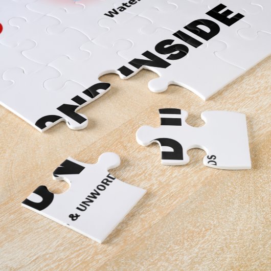 Peptidebond in chemische moleculen legpuzzel (Zijkant)