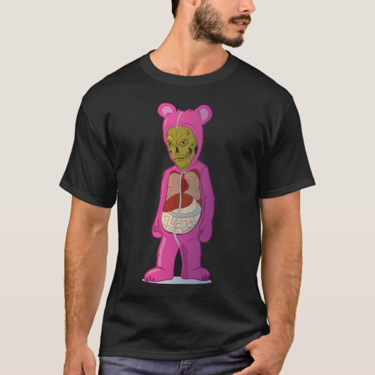 Pepto Dismal Skull T-Shirt (Voorkant)