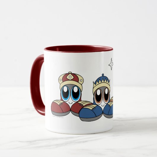 PEQE Three Wise Mannen Mok (Voorkant links)