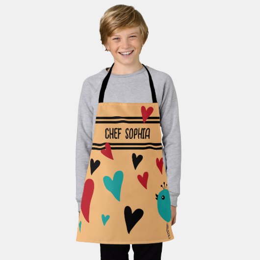 Pequeña Chef Schort (Gedragen)