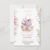  Pequeño Fairy Whimsical Magical 1er cumpleaños Kaart (Voorkant)