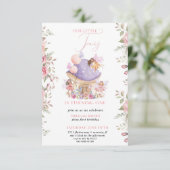  Pequeño Fairy Whimsical Magical 1er cumpleaños Kaart (Staand voorkant)