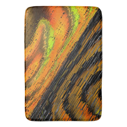 Pequeno mosaico amarelado transversal e deformado badmat (Voorkant Verticaal)