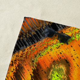 Pequeno mosaico amarelado transversal e deformado strandlaken